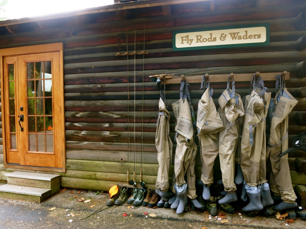 Fly Rods and Waders, Lodge at Glendorn