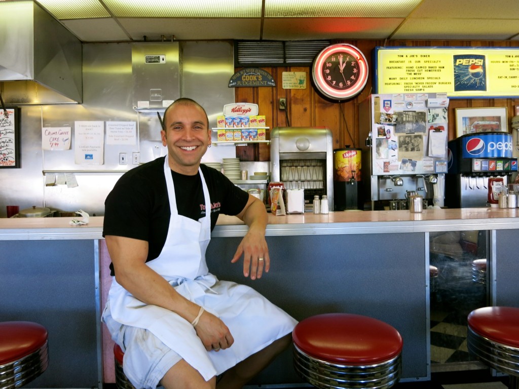 George Batius, owner Tom and Joes Diner