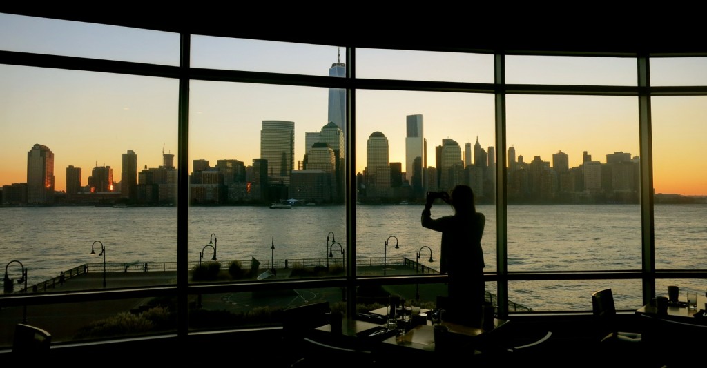 Manhattan view from Hyatt Jersey City