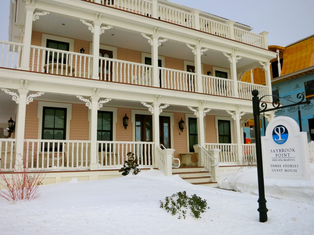 Three Stories at Saybrook Point Inn, Front Door