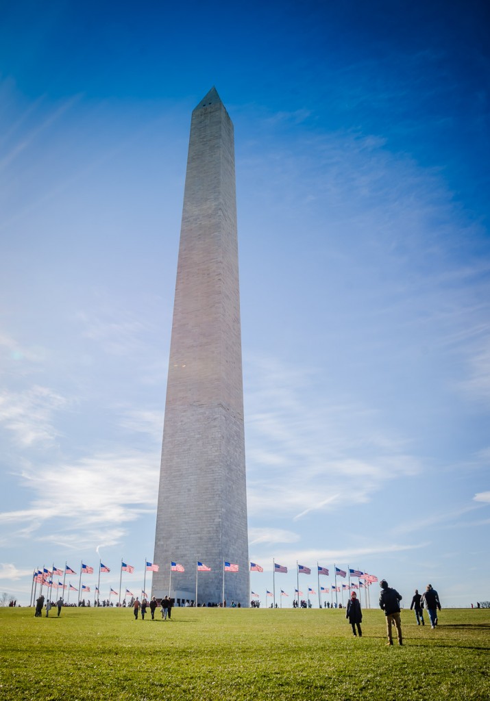 Bezichtiging van het Washington Monument op een Washington DC in een dag-route