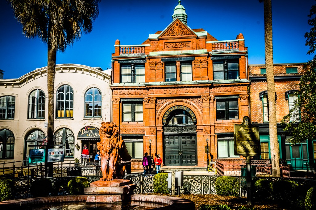 “King Cotton’s Place," the Red Romanesque Cotton Exchange building dominating Factors Walk in Savannah GA was occupied by these cotton brokers until the late 1940s. Currently, visitors are welcomed to drop in on the headquarters of the Savannah Chamber of Commerce.