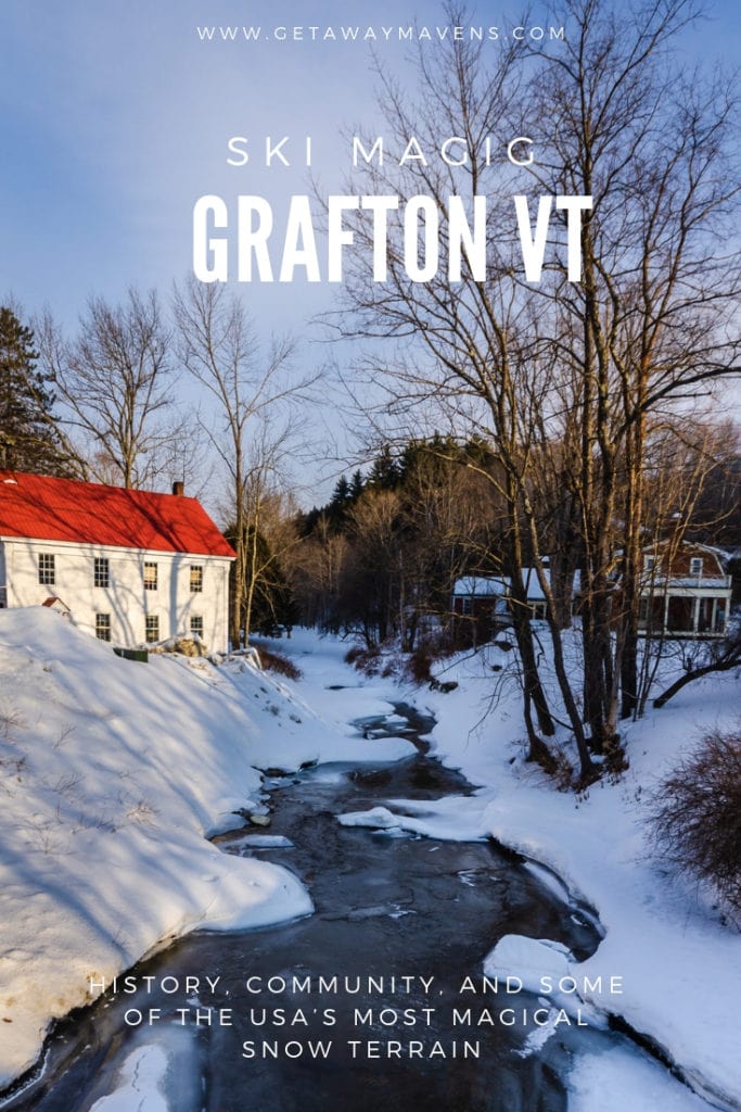 Visitors to Grafton, VT find history, community ties, and some of the USA's most magical snow terrain. #vermont #wintergetaways