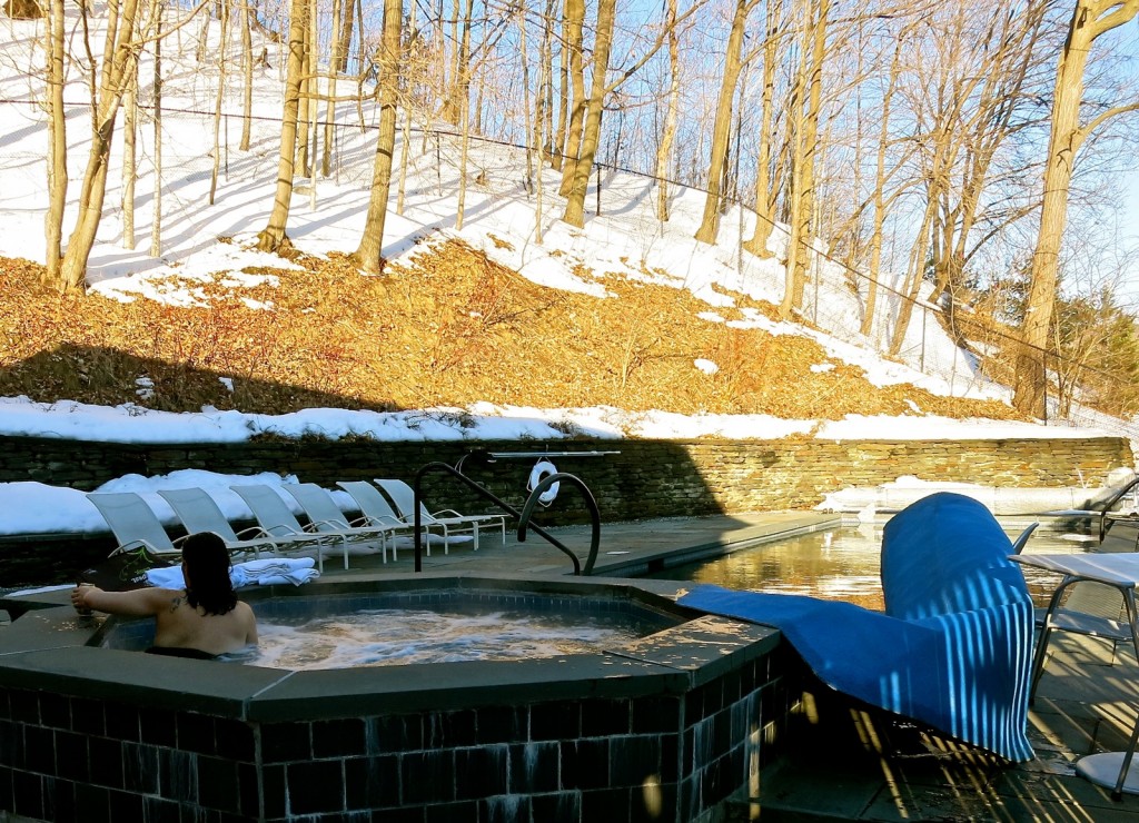 Hot Tub at Porches Inn