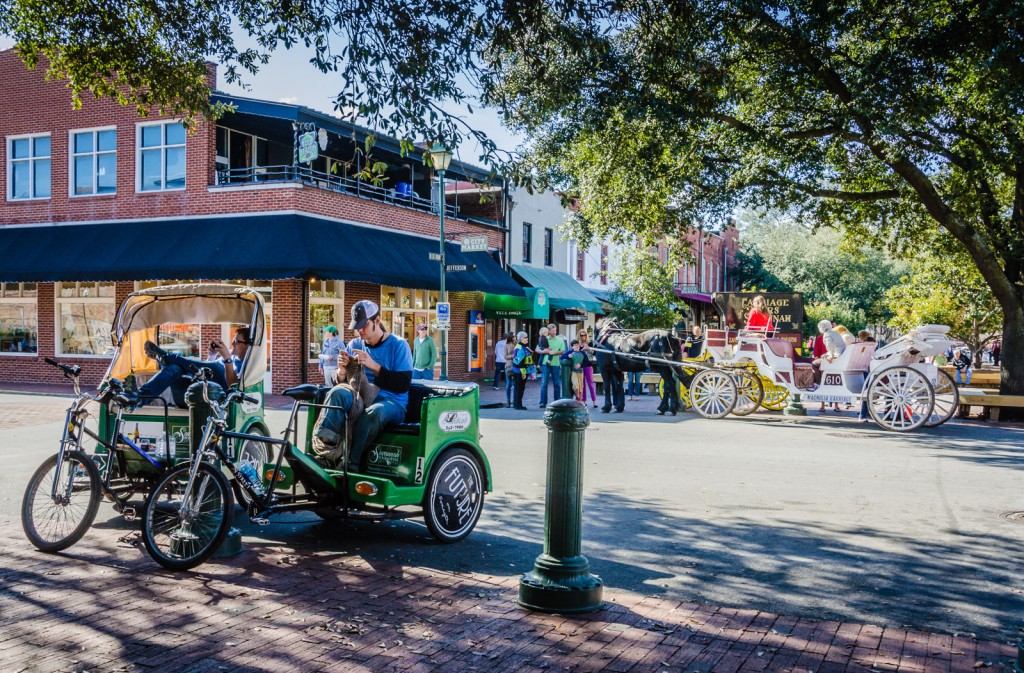 Bike Rickshaw - Horse-Drawn Carriages - Savannah GA