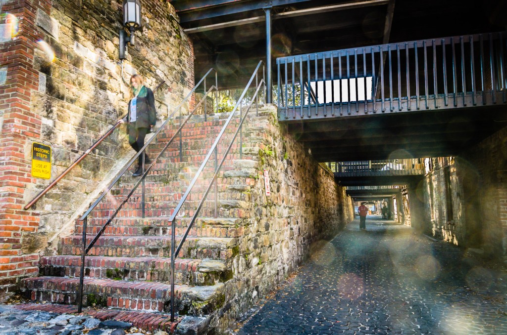 Historic River Street Steps - Savannah GA