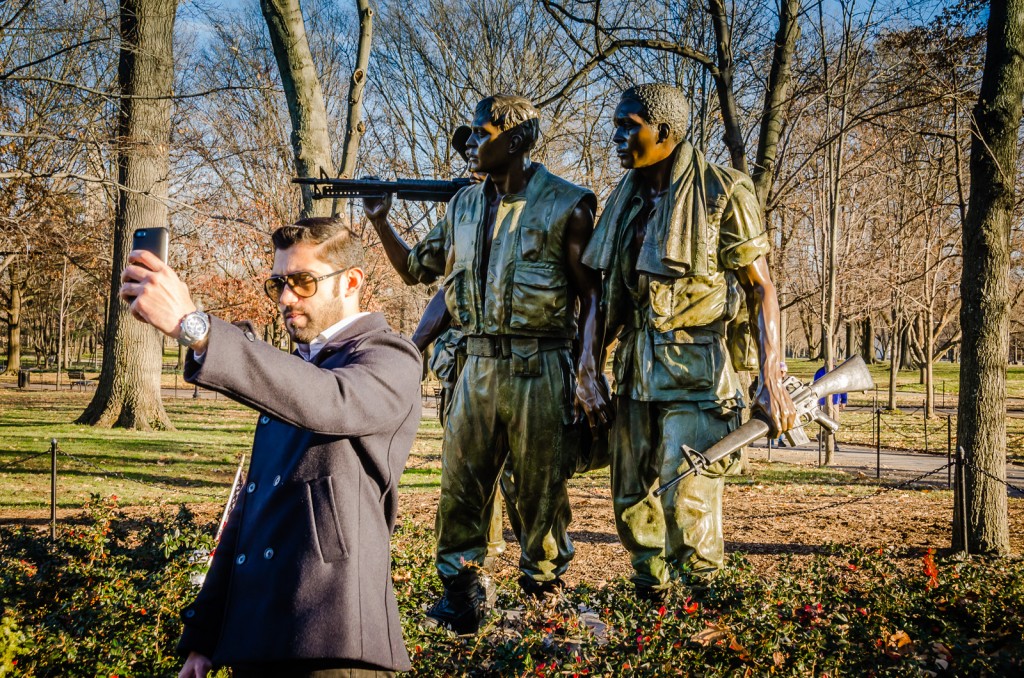 Drei Soldaten Statue - Vietnam Veteran Memorial -