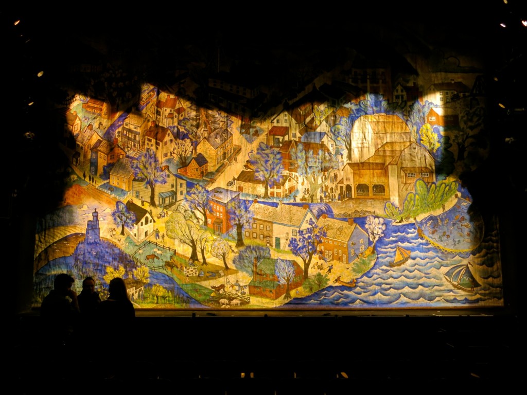 Charles Childs Fire Curtain, Bucks County Playhouse