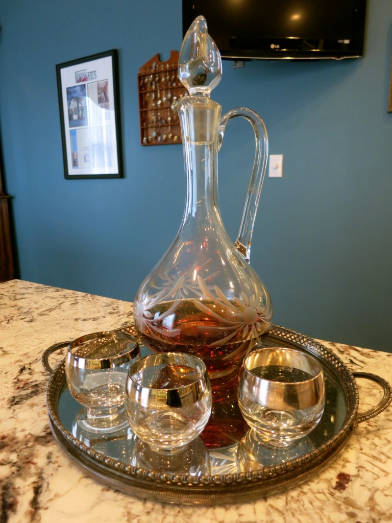 Complementary bourbon at 1890 Caroline House, Fredericksburg VA