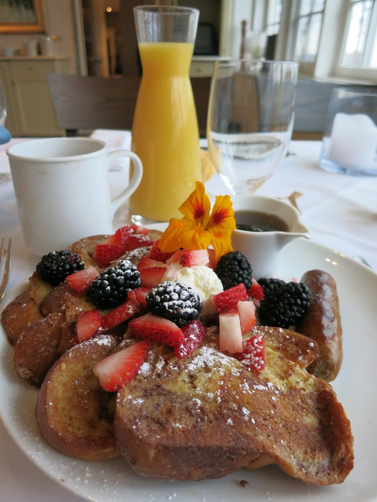 French Toast, Golden Pheasant Inn, Upper Bucks County