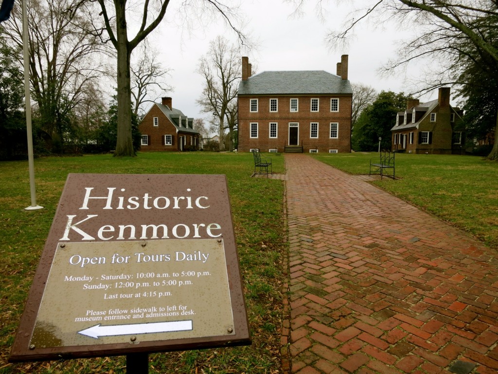 Historic Kenmore, Betty Washington's home, Fredericksburg VA