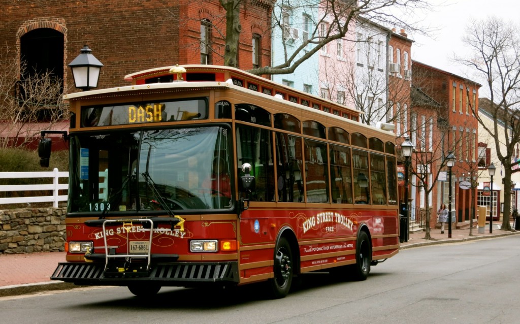 Free Alexandria VA King St. Trolley