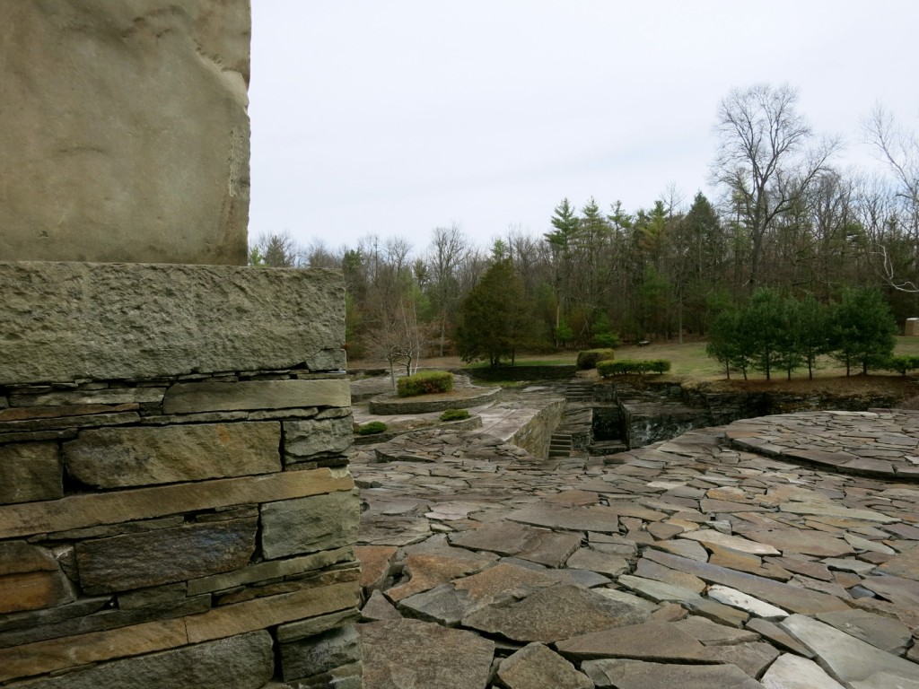 Opus 40 from back