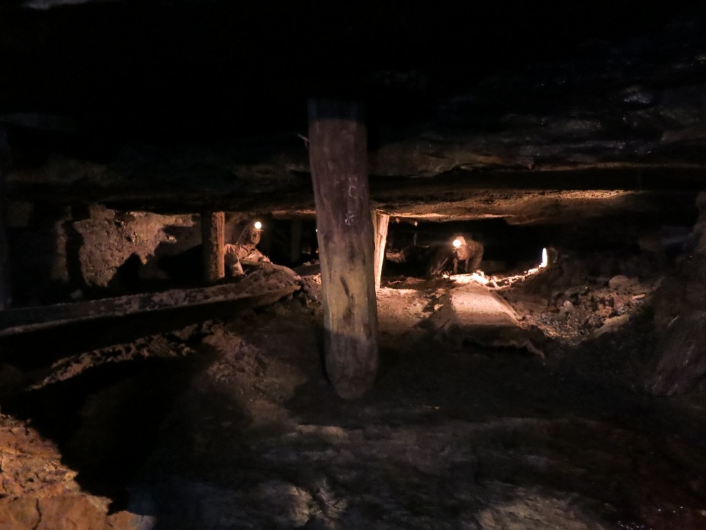 Replica of Mine Conditions, Lackawanna Coal Mine Tour