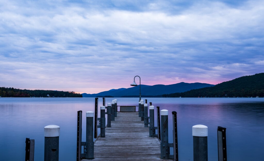 Watching a sunrise is one of the most amazing things to do in Lake George