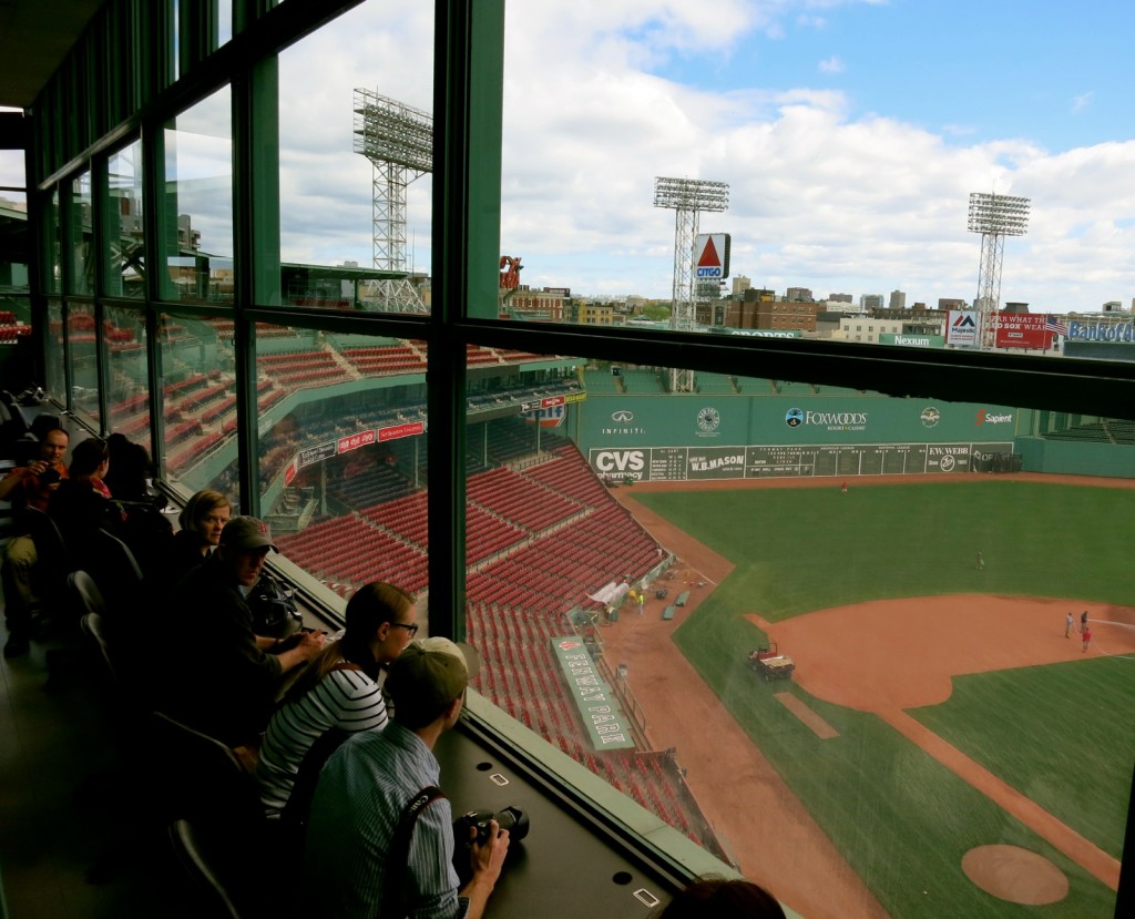 Press Box at Fenway Park