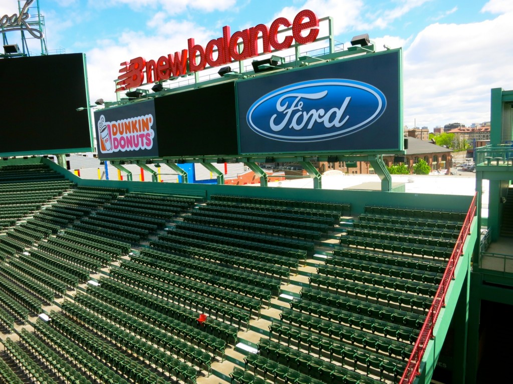 Red Seat at Fenway Park Boston MA