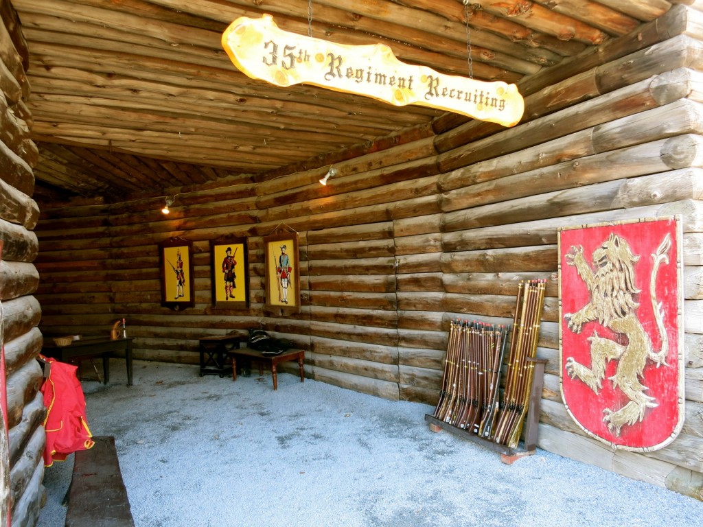 Regiment Recrutement Fort William Henry, Lake George NY
