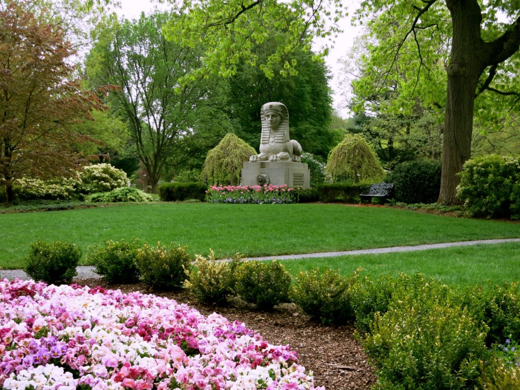 Sphinx at Mount Auburn Cemetery