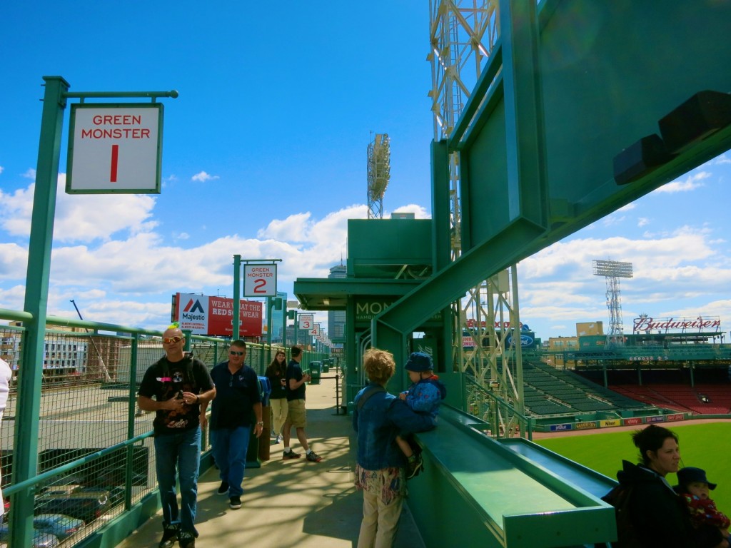 Top of the Green Monster Fenway Park