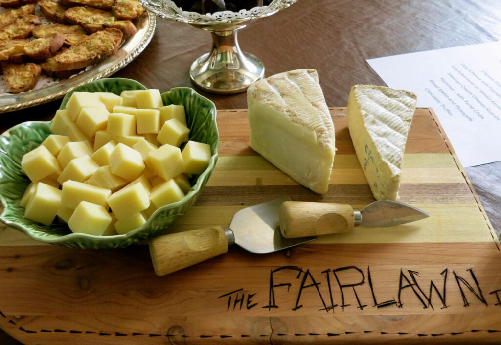 Cheese Plate Fairlawn Inn Hunter NY