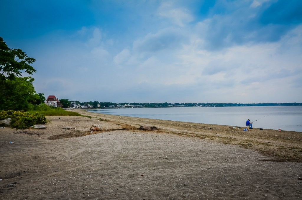 Drop a line on a quiet Rhode Island seashore.