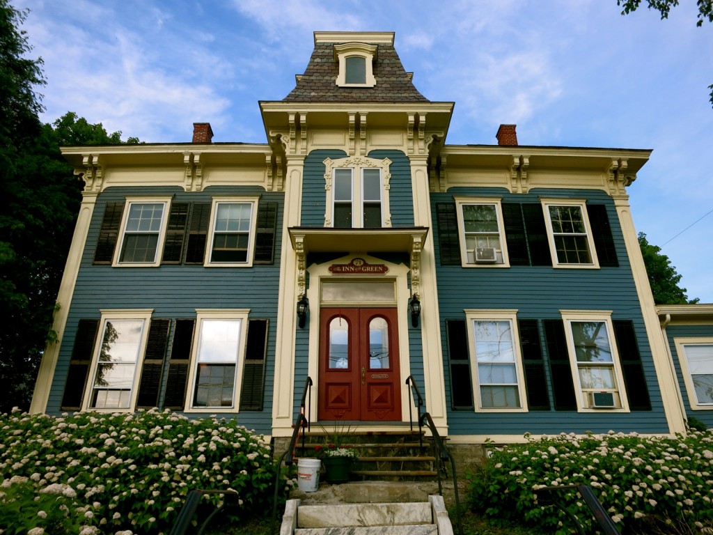 Inn on the Green exterior, Middlebury VT