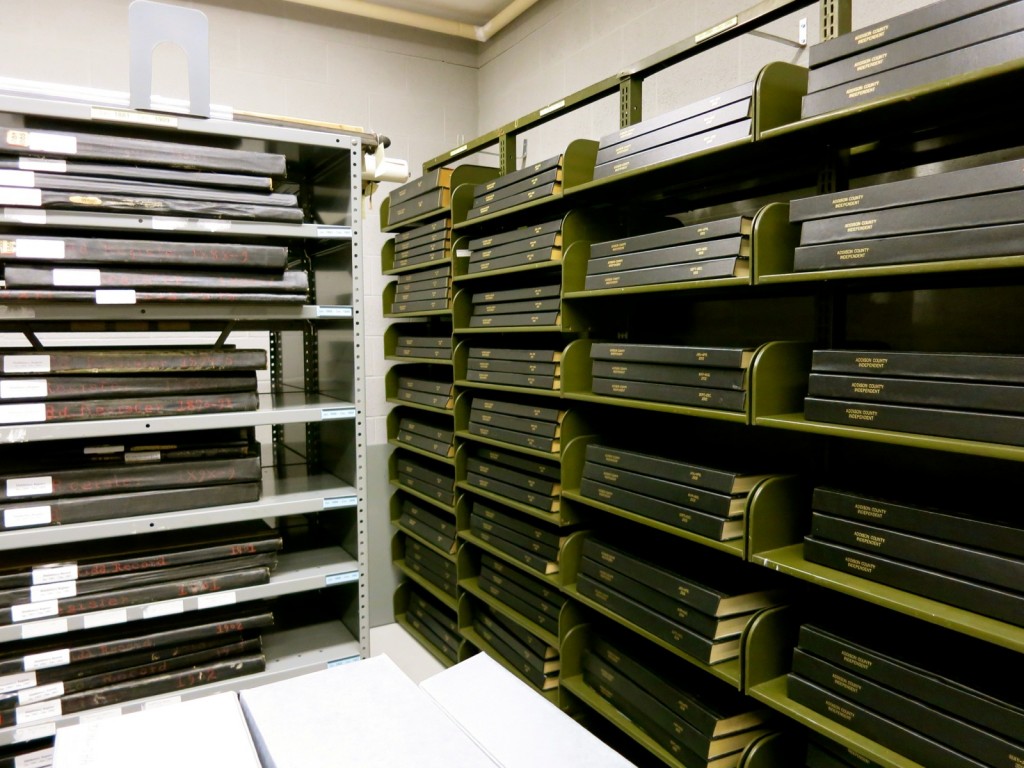 Sheldon Museum Geneology Vault, Middlebury VT