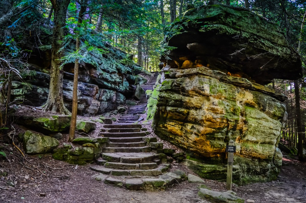 Stone Stairs - Ritchie Ledges - Cuyahoga National Park