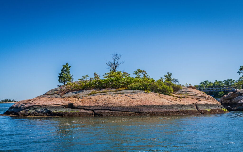 Thimble Islands Pink Granite Boulder