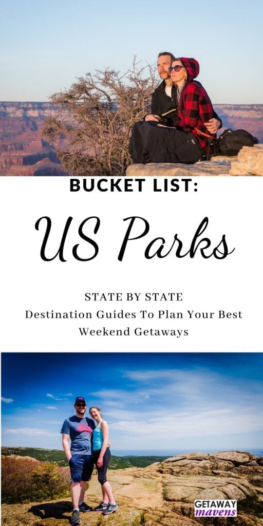US Parks Bucket List Pinterest Pin