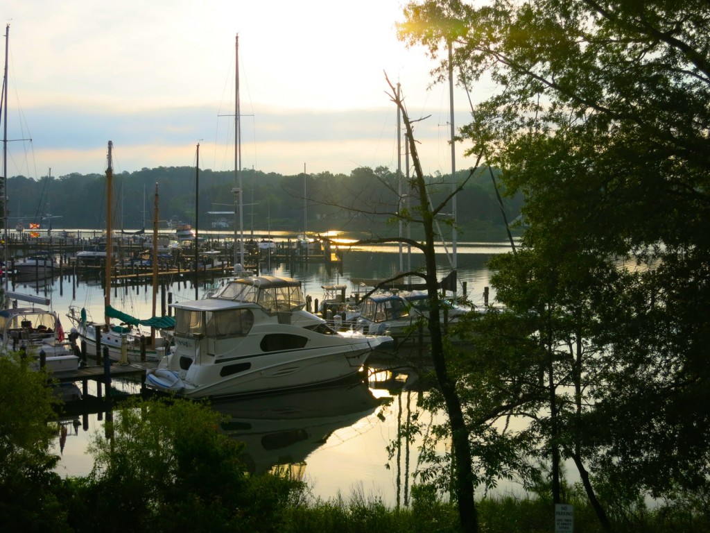 Holiday Inn Solomons, MD marina sunrise