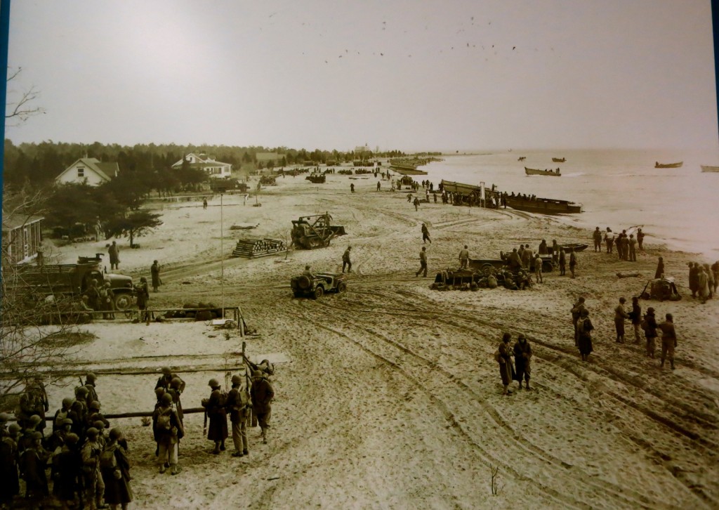 WWII Beach Landing Maneuvers, Calvert Cliffs in Southern MD