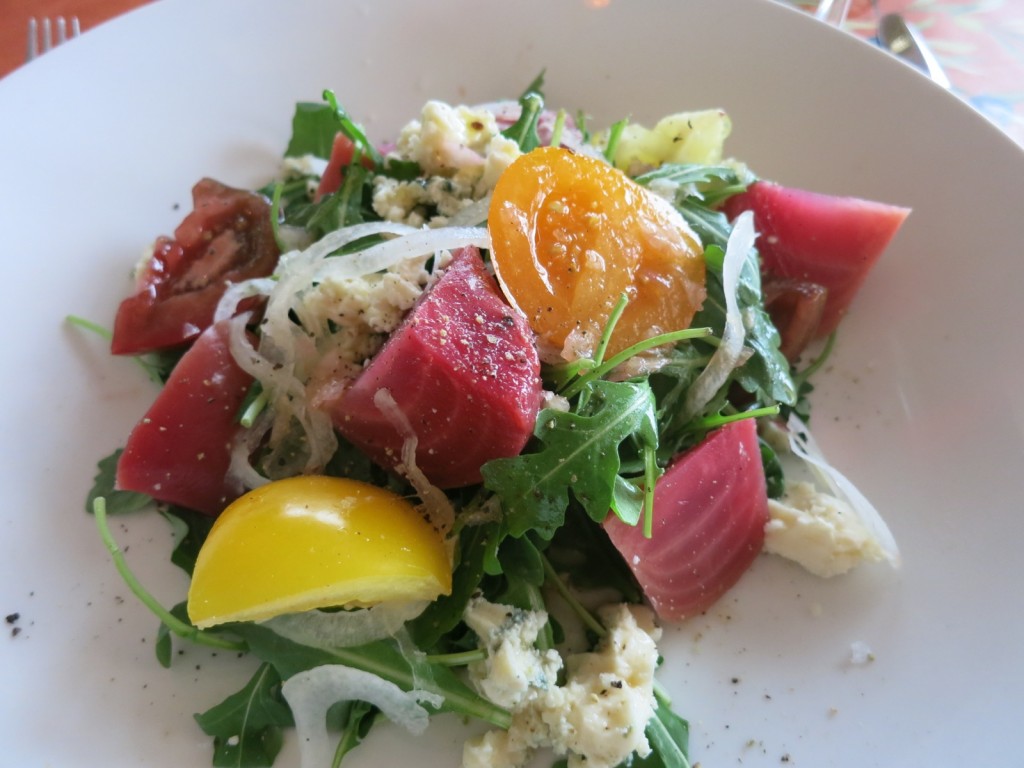 Beet Tomato Salad, My Place by the Sea, Rockport MA