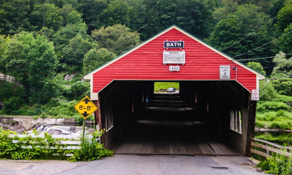 Covered Bridge in Bath NH