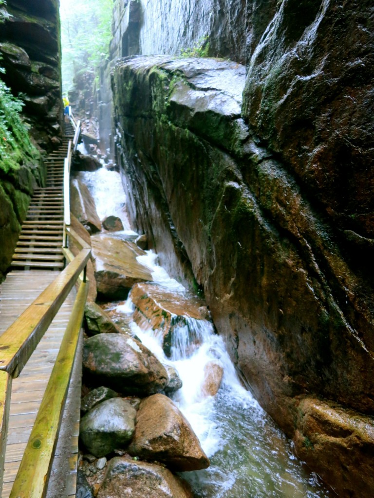 Flume Gorge in Franconia Notch State Park - New Hampshire