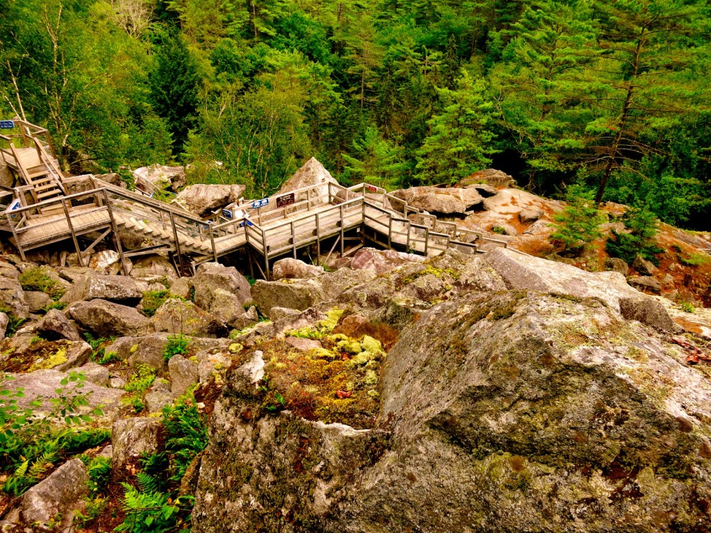 Hiking Polar Caves, NH