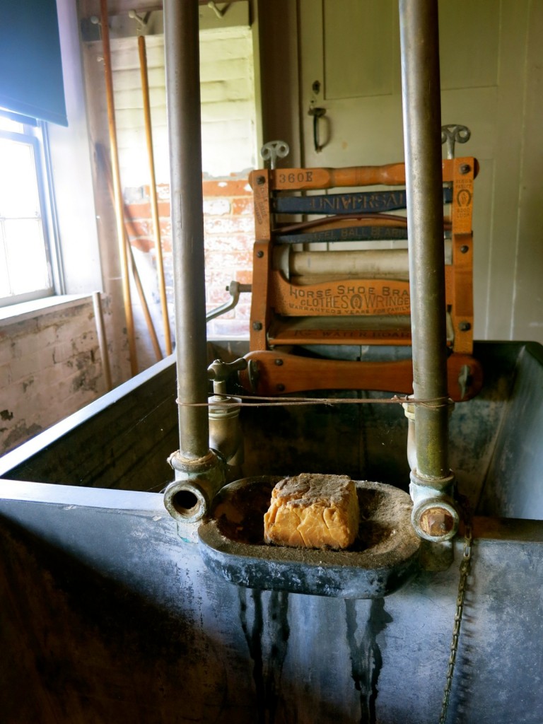 Soap left from 1940's at Canterbury Shaker Village