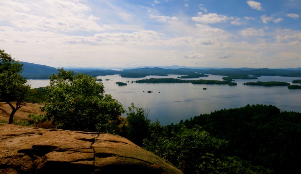 Summit of Rattlesnake Trail Squam Lake