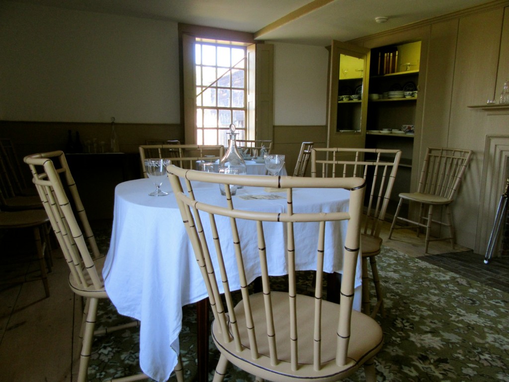 Faux bamboo chairs, Old Fort Western, Augusta ME