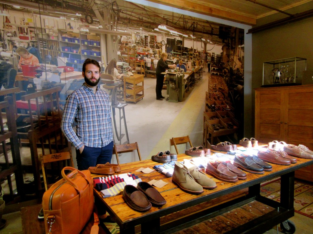 Kyle Rancourt, latest generation owner, Rancourt and Co. shoes