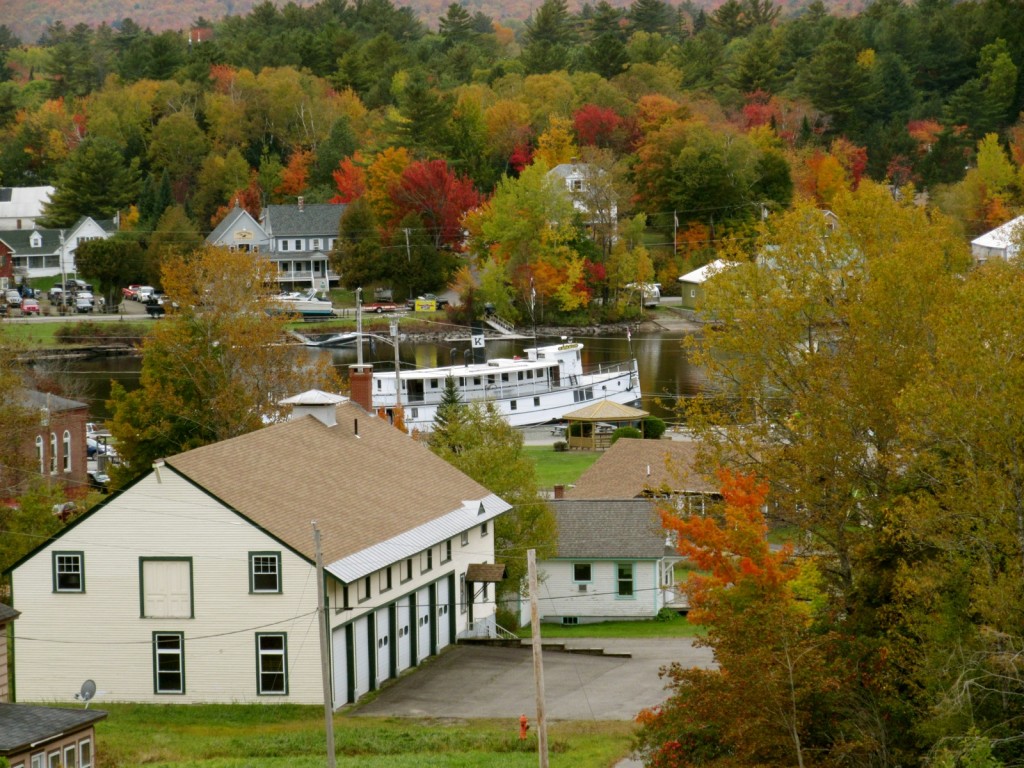 Greenville Waterfront from Greenville Inn, ME