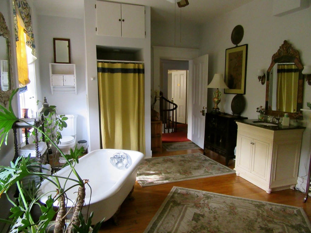 Honeymoon Suite bath, Causey Mansion, Milford DE