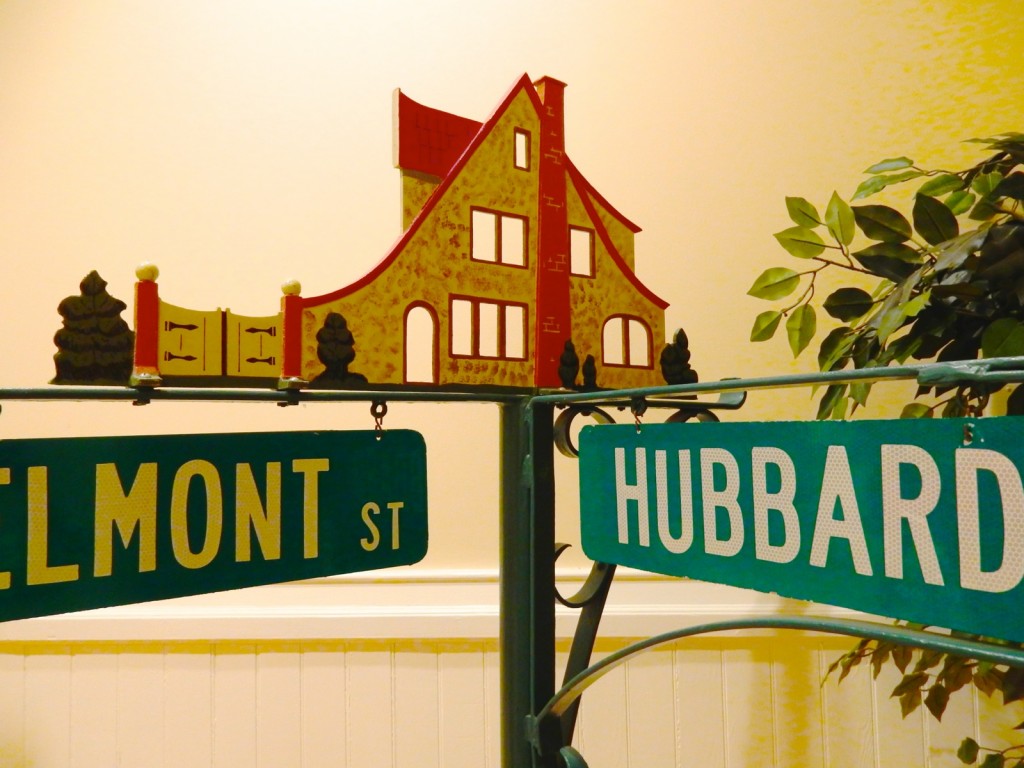 Hubbard Home Street Sign, Wethersfield CT