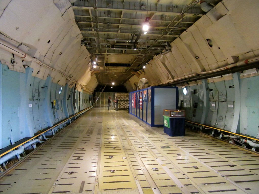 Inside C5A Galaxy, Air Mobility Command Museum, Dover DE