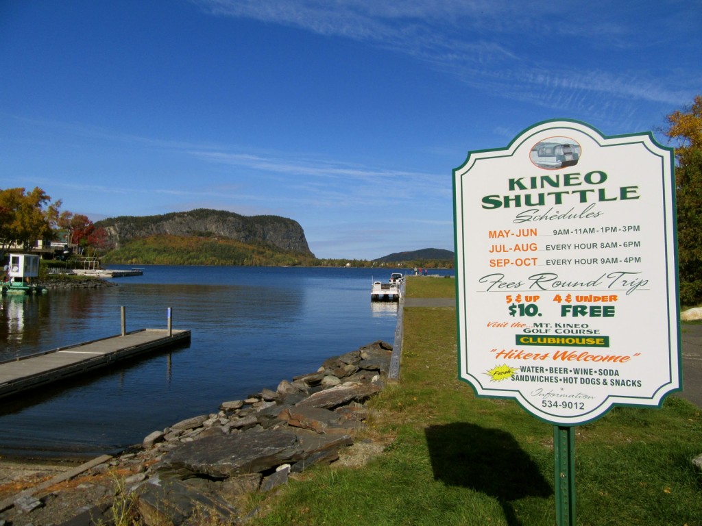 Kineo Shuttle, Kineo Cliffs in Background, Moosehead Lake ME