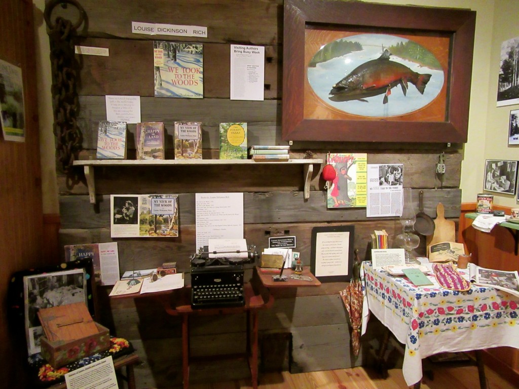 Louise Dickinson Rich Exhibit, Rangeley Outdoor Sporting Heritage Museum, ME