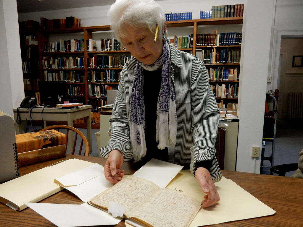 Martha Smart, Librarian, Old Weathersfield Academy Geneology Center CT