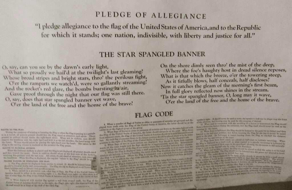 Pledge of Allegiance Before 1954