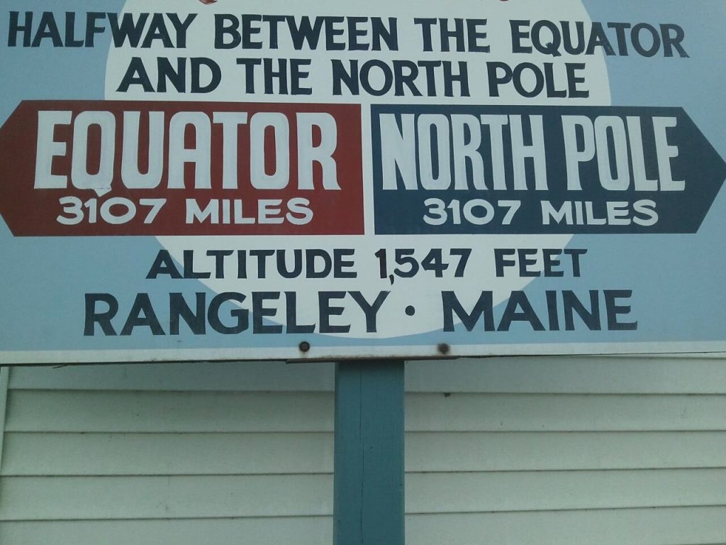 Rangeley ME Sign